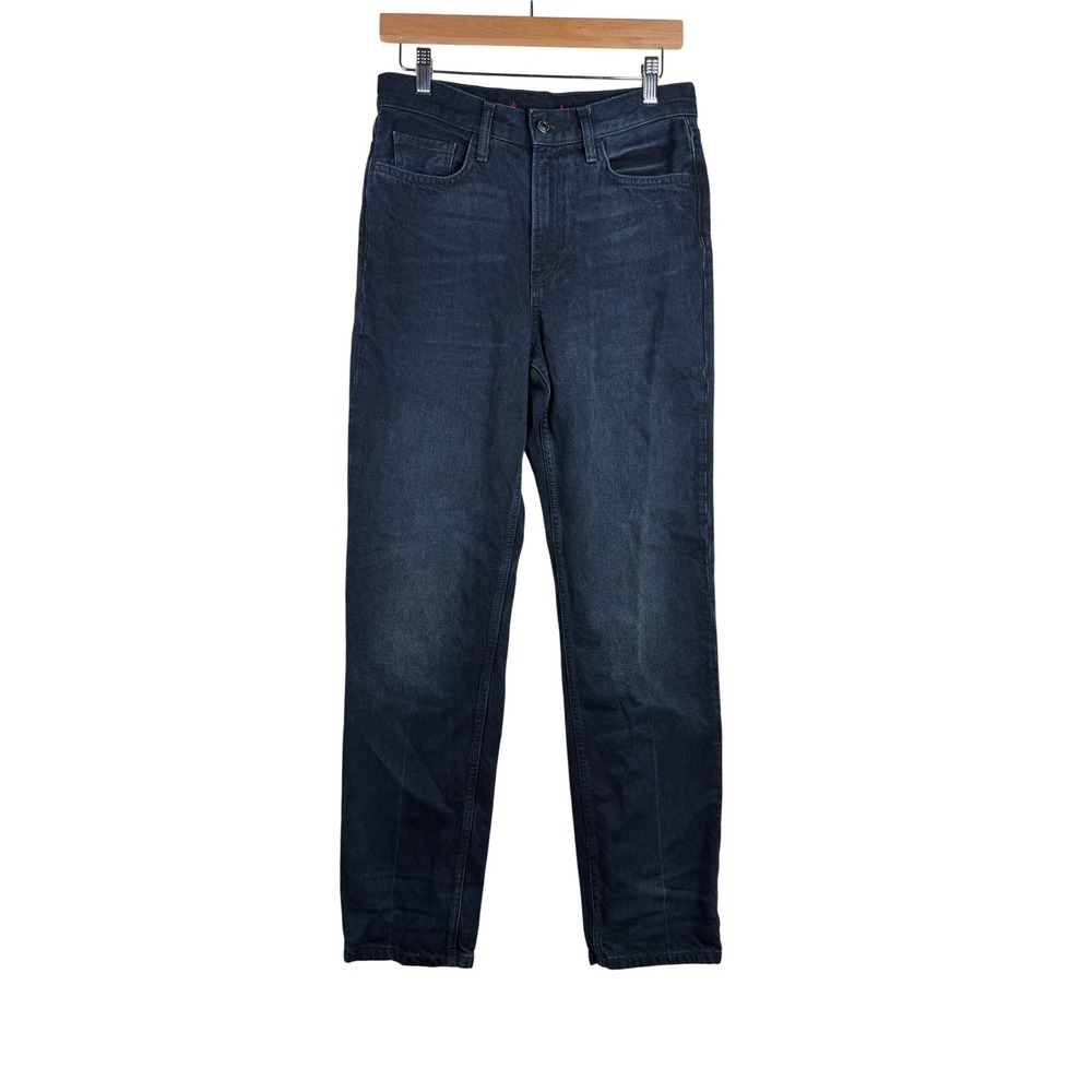 Zara Women's Straight Leg Denim Jeans size 2 Dark Wash Blue